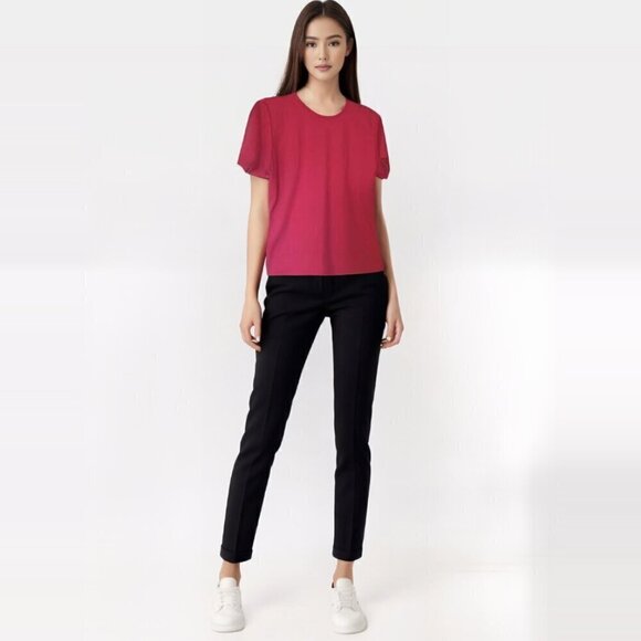 MEC Technical Workout moisture wicking fuschia s/s top Sz S - Picture 2 of 7